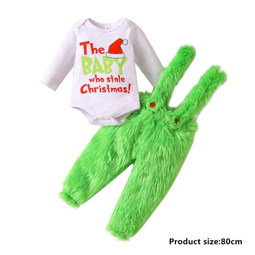 Baby Christmas Bodysuit Set Skin-friendly Fabric and Fashionable Gift for Christmas Birthday New Year NO5273