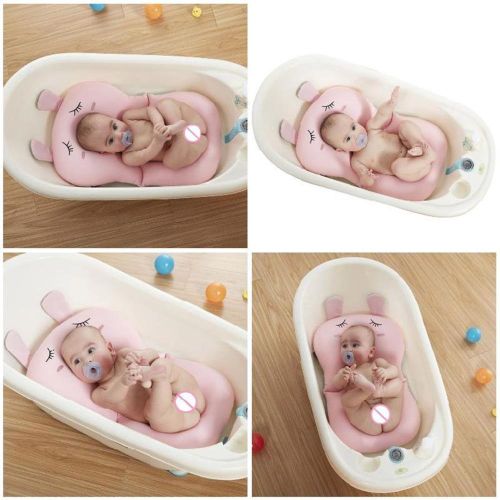 Cute Bath Cushion Floating Seat Quick Drying Newborn Bath Sling Pad for Friend Family Neighbors Gift NO5282