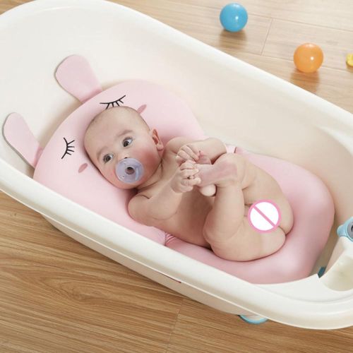 Cute Bath Cushion Floating Seat Quick Drying Newborn Bath Sling Pad for Friend Family Neighbors Gift NO5282