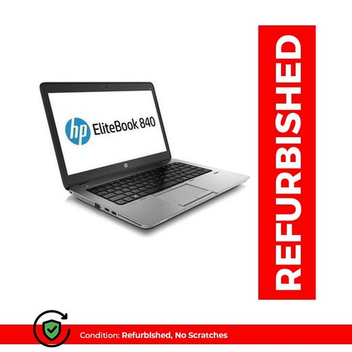 Hp Refurbished Elite Book 840,Core I5,8GB Ram,500GB HDD- Black (6MTHS WRTY)