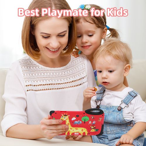 C Idea 7 Inches Kids Tablet, Dual Cameras Sim 6Gb RAM 128GBROM Android Tablets With Low Price -Red