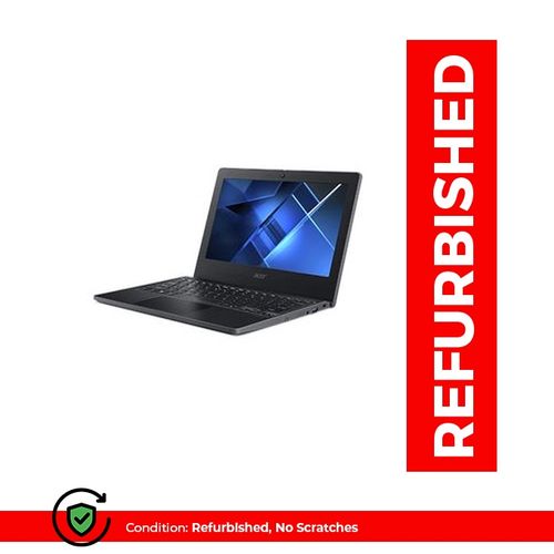 Acer Mini Travelmate.Celeron,4GB RAM,128GB SSD, 12Inches - Black(Refurbished) (4MTHS WRTY)
