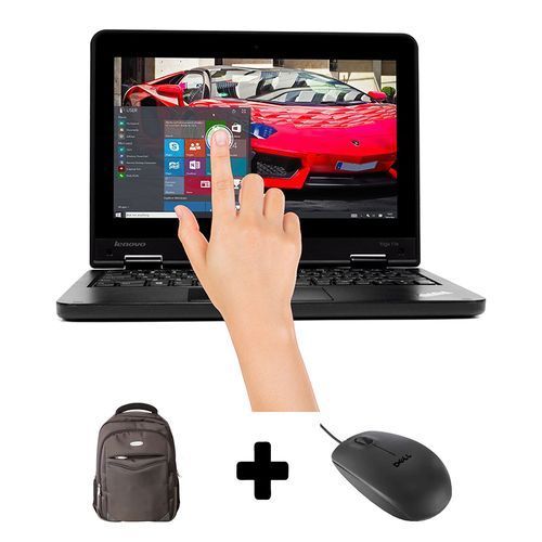Lenovo Thinkpad Yoga 11e Touchscreen 11.6",Intel 128ssd,4GB Black, Bag Refurbished.