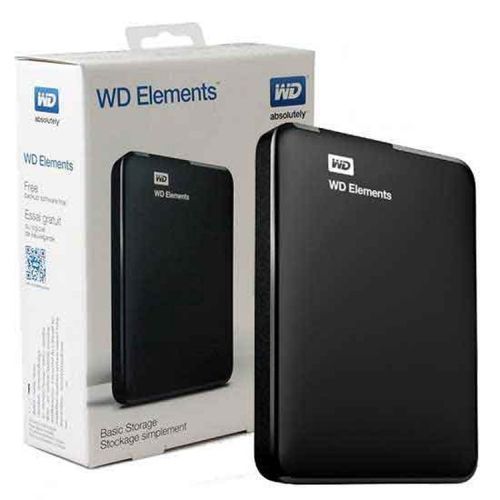 Western Digital Portable External Hard Drive 160GB USB 3.0 - Black