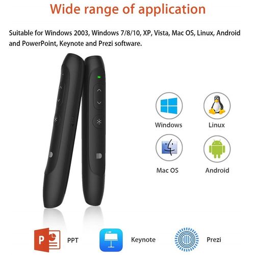 Wireless Presenter Pen USB  2.4GHz Remote Control Power