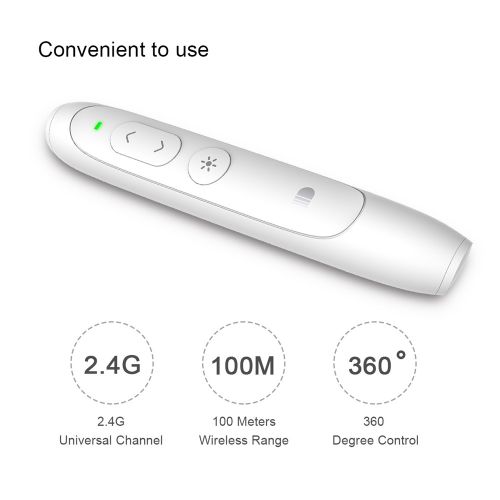 Wireless Presenter Pen USB  2.4GHz Remote Control Power