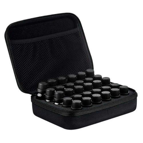 30 Bottles Essential Oil Carry Case 5ML15ML Holder Storage Bag Black