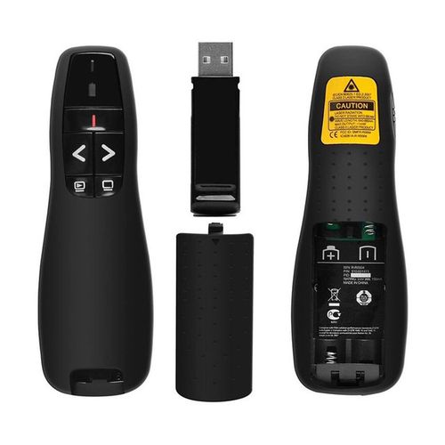 Wireless Presenter With Laser Pointer Red Light