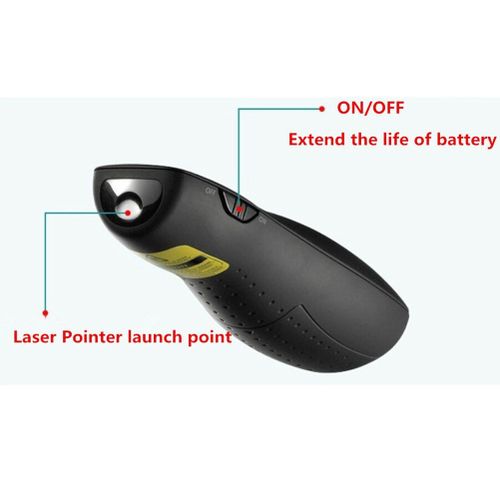 Wireless Presenter With Laser Pointer Red Light