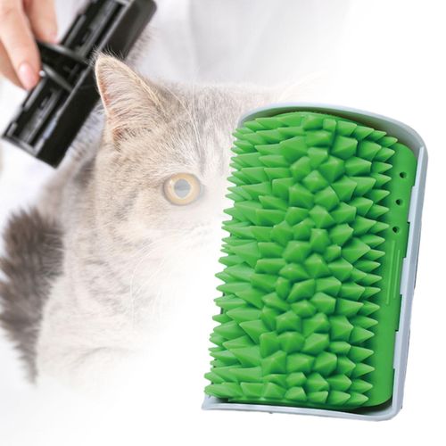 3 Cats Self Groomer Kitten Pet  Hair Removal Green