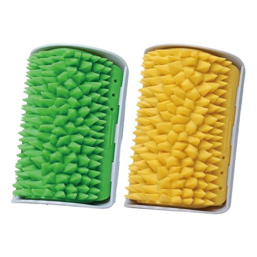 3 Cats Self Groomer Kitten Pet  Hair Removal Green