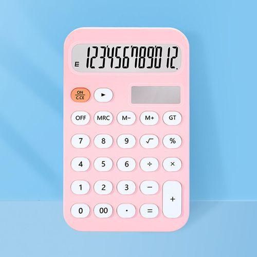 Standard Calculator  Easy To Press Anti Slip Pink