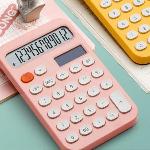 Standard Calculator  Easy To Press Anti Slip Pink