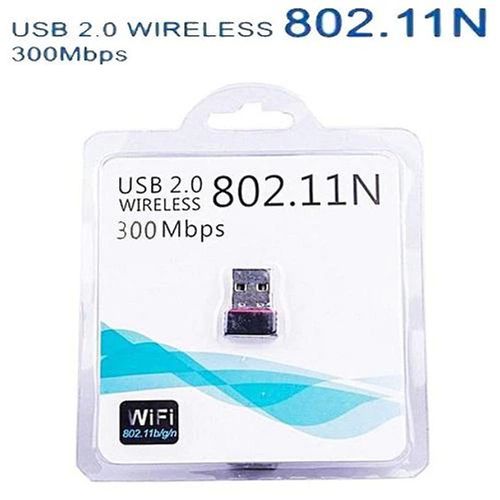 Wi-Fi Receiver 300Mbps, 2.4GHz, 802.11b/g/n USB 2.0 Wireless Mini Wi-Fi Network Adapter