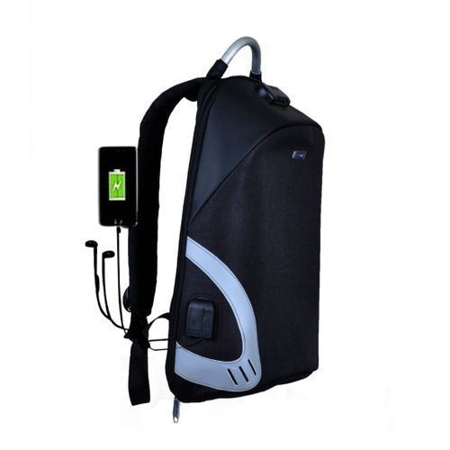 Anti-theft Laptop Bag Hard Body - Black, Grey