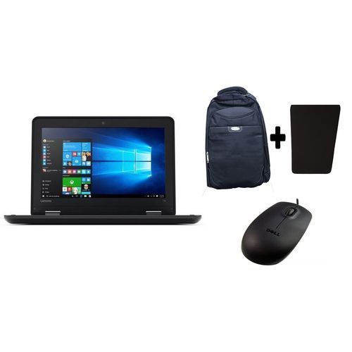 Think Pad Renewed 11e Mini,11.6" 4GB RAM,128GB SSD, Bag, Mouse - Black