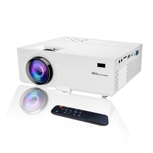 Tikin Video Mini Projector, Home Theatre Projector 1080P Full HD Supported