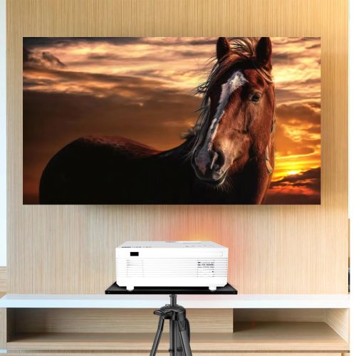 Tikin Video Mini Projector, Home Theatre Projector 1080P Full HD Supported
