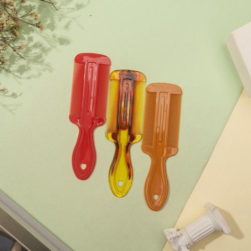 Old style comb to remove comb, straight hair, ultra dense teeth, fine teeth, dense teeth, lice, scratching head, children's eggs