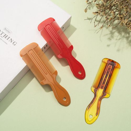 Old style comb to remove comb, straight hair, ultra dense teeth, fine teeth, dense teeth, lice, scratching head, children's eggs