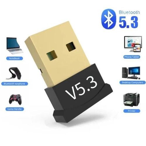 USB Bluetooth BT 5.1 Dongle Adapter Receiver Driver-Free