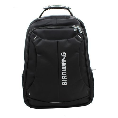Biaowang Anti-Theft Designer Laptop Bag With Free Watch- Black