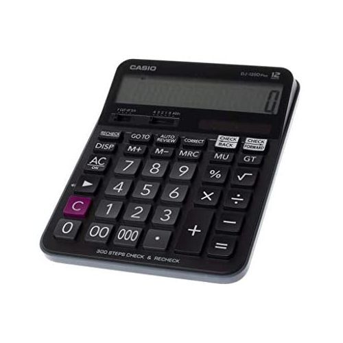 Casio DJ-120D Plus Calculator - Black