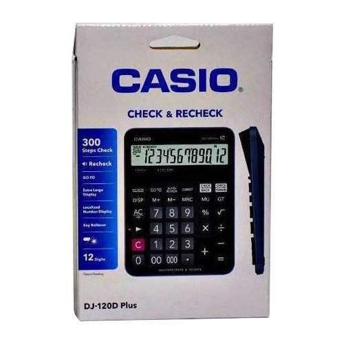 Casio DJ-120D Plus Calculator - Black