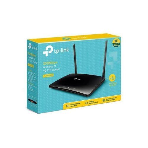 TP Link TL-MR6400 300Mbps 4G LTE Router With Sim Card Slot - Black