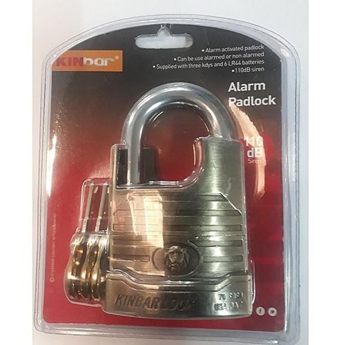 Kinbar Alarm Lock U.S.A PAT-70mm With Strong Guard-Golden
