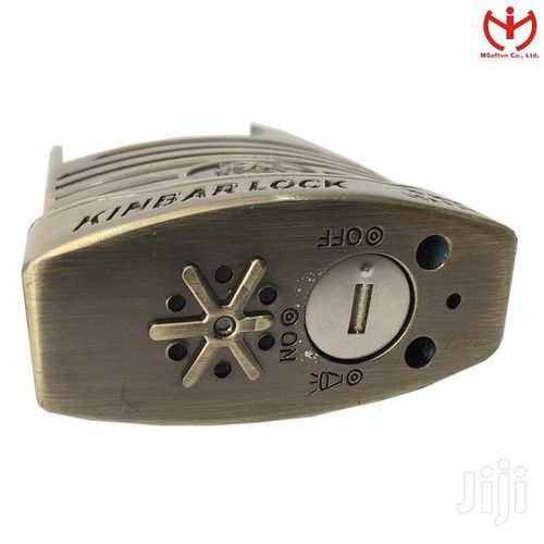 Kinbar Alarm Lock U.S.A PAT-70mm With Strong Guard-Golden