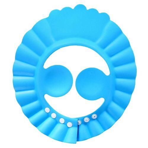 2xAdjustable Baby Shower Cap Ear Cover Bath Hat Wash Hair