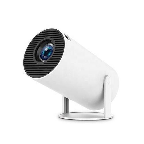 Smart Wireless Projector With Android TV 12.0,5G WiFi Bluetooth Projector 4k Supported,Mini Portable Outdoor Movie Projector Compatible IOS,Android - White
