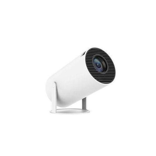 Smart Wireless Projector With Android TV 12.0,5G WiFi Bluetooth Projector 4k Supported,Mini Portable Outdoor Movie Projector Compatible IOS,Android - White