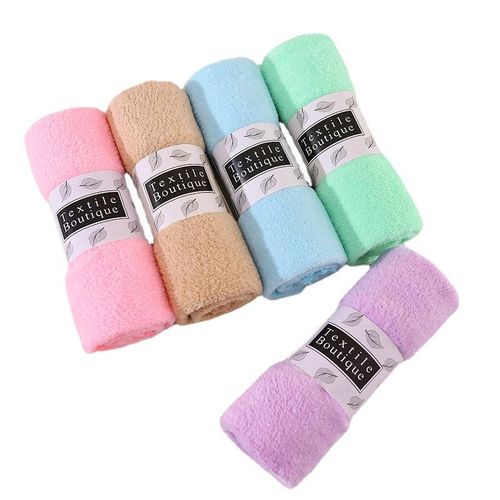 Daoqun Thickening Towel Household Soft Absorbent Lint-Free Children Face Towel Coral Fleece Adult Men and Women Bathing