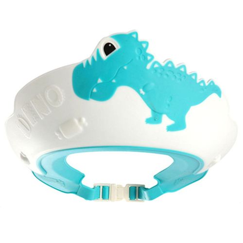 Shower Cap Shower Bathing Protection Cute Adjustable Waterproof Visor Hat,Blue NO5308