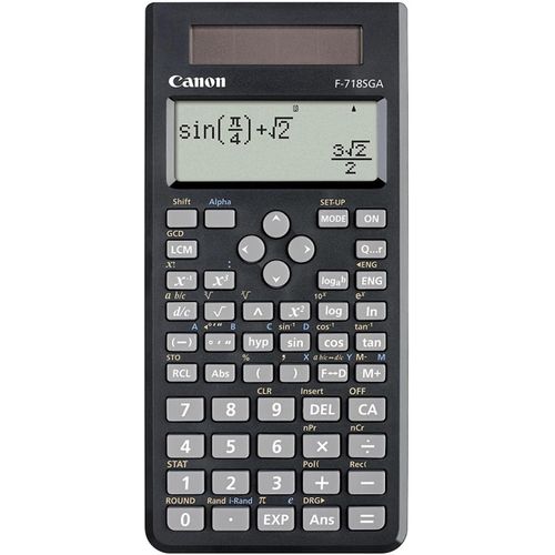 Canon Scientific Calculator with 264 Functions F-718SGA- Black