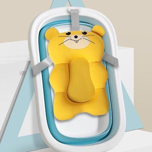 Comfortable Bath Support Seat Portable AntiSlip For 06 Months Yellow