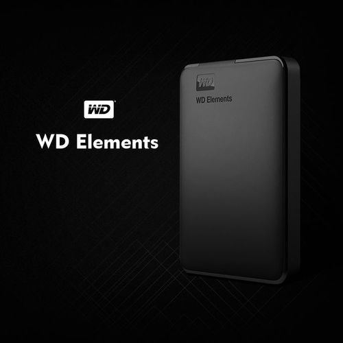 Western Digital External Hard Disk,  1 TB - Black
