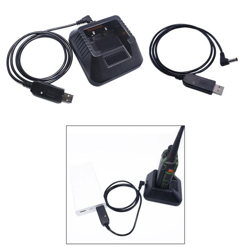 USB Charging Cable 1M Length Power Adapter USB With Base