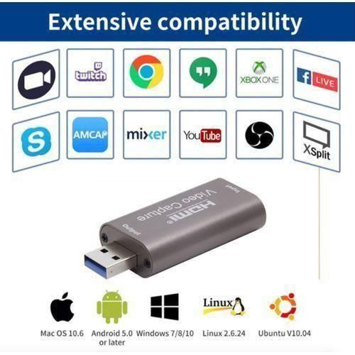 Mini Hd 4K 60Hz Hdmi Usb 3.0 Video Capture Card