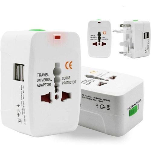 Universal World Travel Adapter Converter Wall Charger US UK AU EU Power Plug
