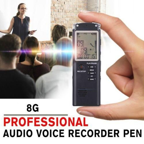 8GB Portable Rechargeable Voice Recorder  Recording Pen