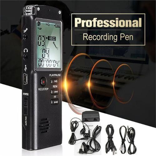 8GB Portable Rechargeable Voice Recorder  Recording Pen
