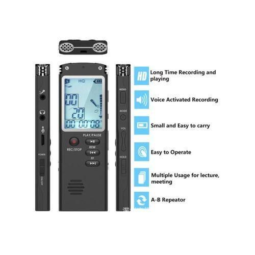 Digital Voice Sound Recorder Dictaphone Audio Recorder