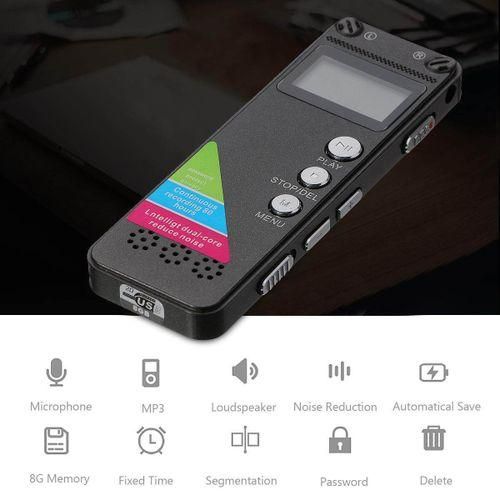 64G Digital Audio Sound Voice Recorder Pen MP3 Player Recording Rechargeable