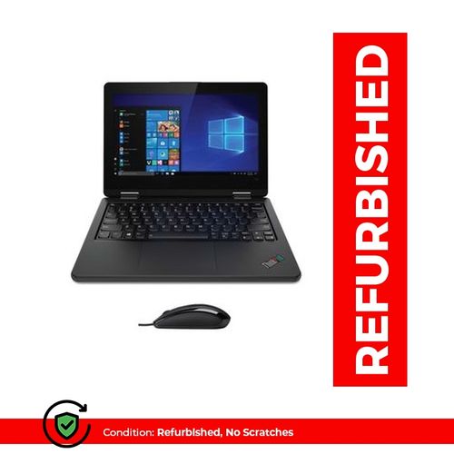 Lenovo Thinkpad 11.6",Intel Celeron 128 GB SSD,4GB Black Plus Free Mouse, Refurbished. (4MTHS WRTY)