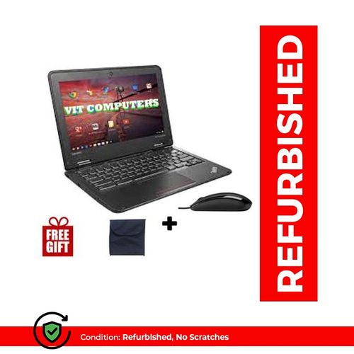Lenovo Thinkpad Ultrabook 11e 11.6",Intel Celeron 128 GB SSD,4GB Black, Refurbished. (4MTHS WRTY)