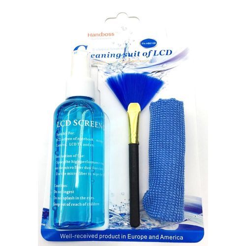 Handboss Cleaning Set Cleanser for Laptop,Mobile,Laptop screen, Camera Lens TV Screen-blue