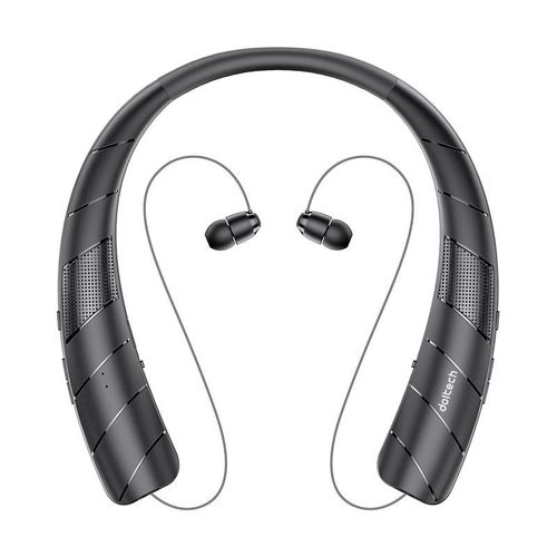 Wireless Bluetooth Earphones Neck Hanging Type External Speaker 2-in-1 Telescopic Bluetooth Speaker